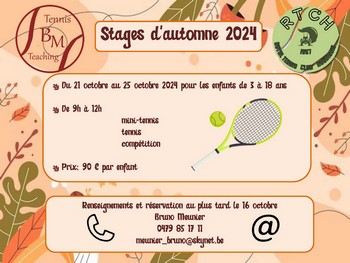 Stage automne