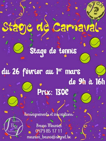 Stages de carnaval